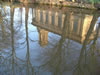 Reflection of the United Reformed Church in the canal 