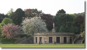 Half Moon Cafe in Roberts Park, Saltaire