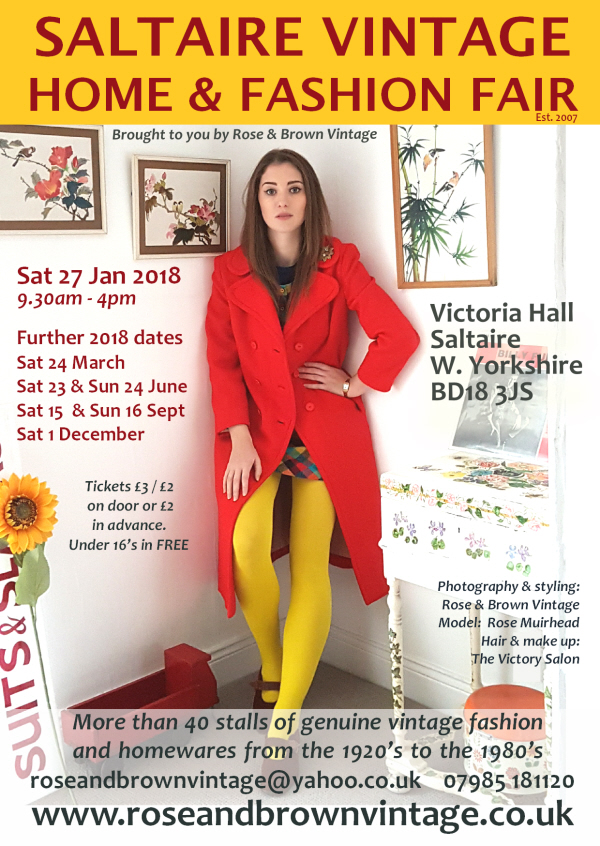 Rose & Brown, Vintage Home and Fashion Fairs, 2018