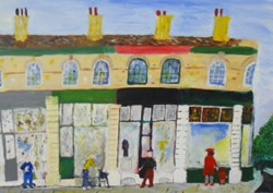 Shops on Victoria Road by Caleb O'Loan