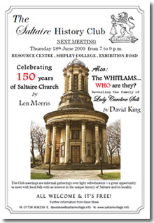 History Club poster, 18 June 2009