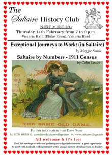 Saltaire History Club, February 2013