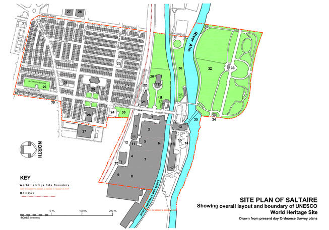 Saltaire Street Map
