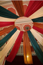 The ceiling in the ball room, Victoria Hall, Saltaire
