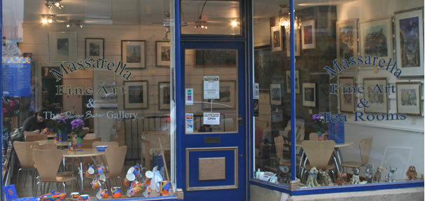 Massarella Fine Art and Tea Rooms, 14 Victoria Road, Saltaire, West Yorkshire